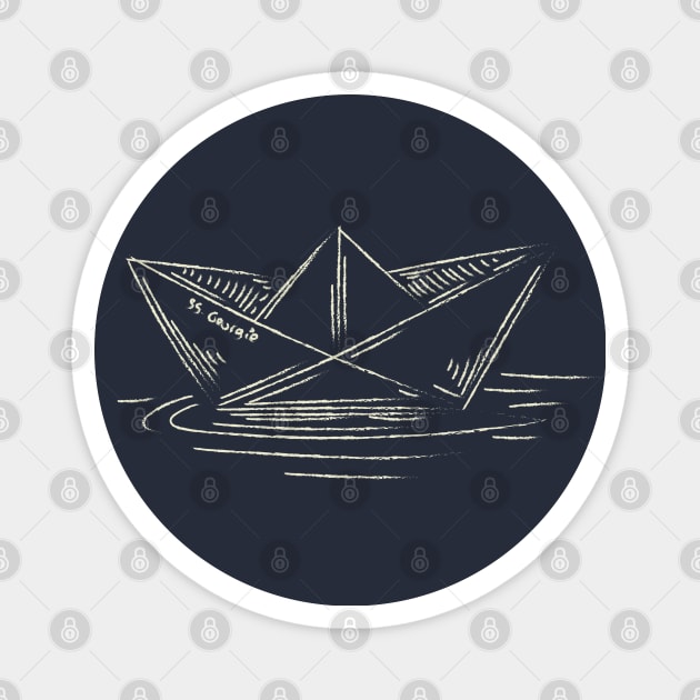 SS Georgie Paper Boat Magnet by Meta Cortex